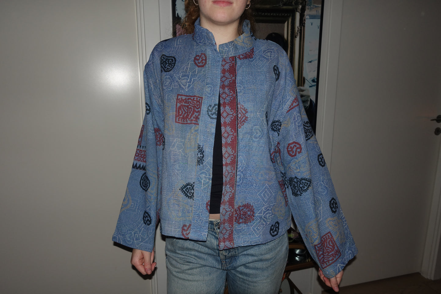 Kantha Quilted Reversible Jacket