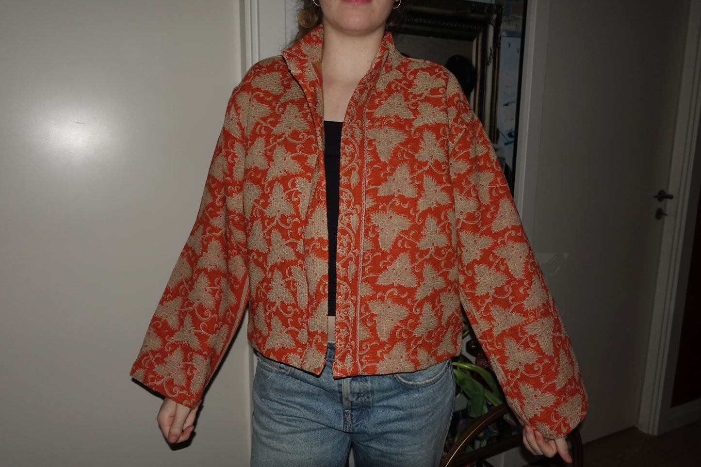 Kantha Quilted Reversible Jacket