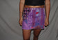 Vintage Sari Beaded Patchwork Bohemian Skirt - Purple (M-L)