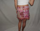 Vintage Sari Beaded Patchwork Bohemian Skirt - Pink (XS-S)