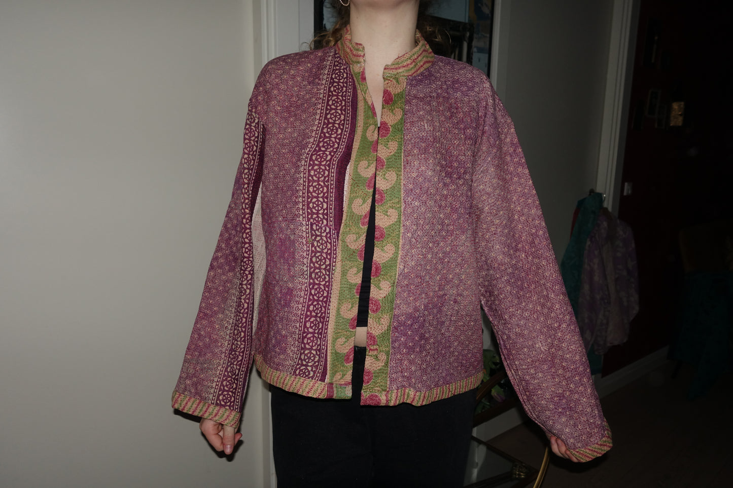 Kantha Quilted Reversible Jacket