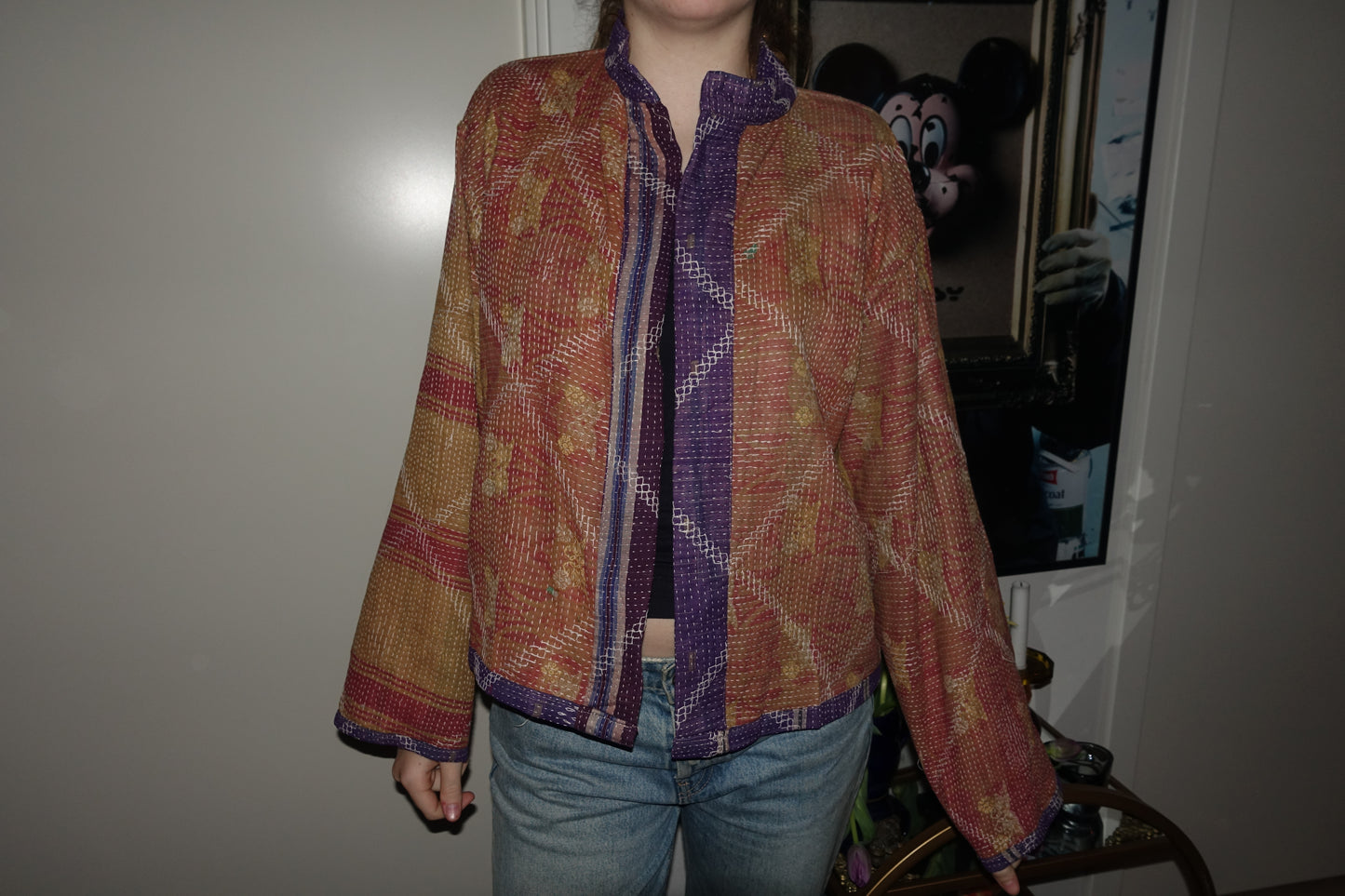 Kantha Quilted Reversible Jacket