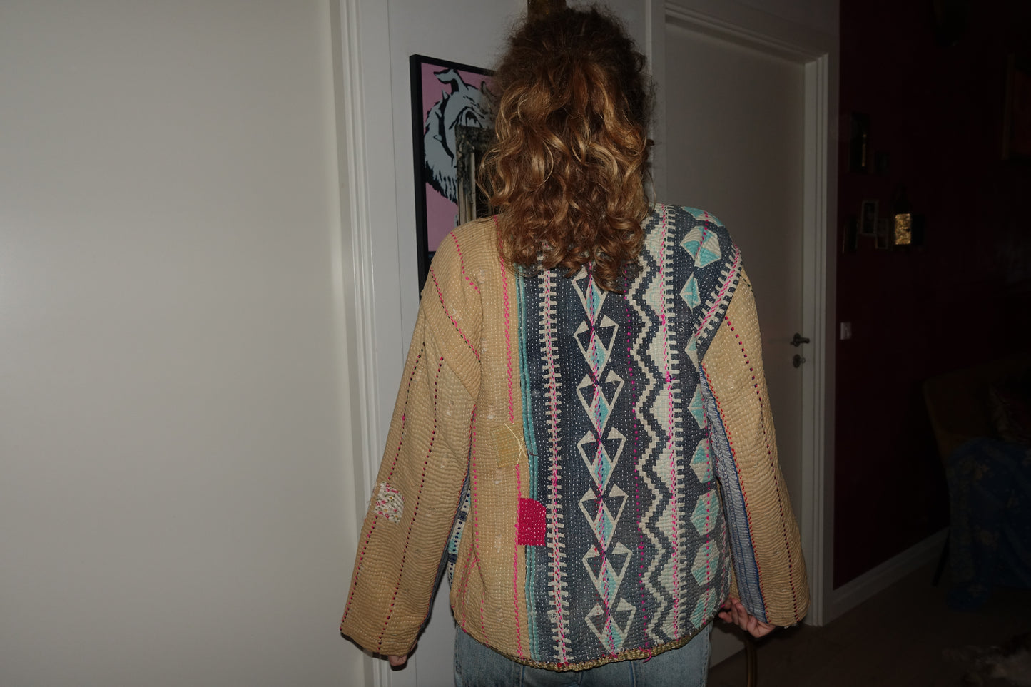 Kantha Quilted Reversible Jacket