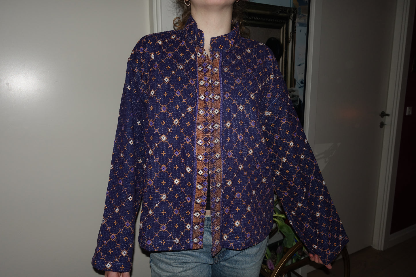 Kantha Quilted Reversible Jacket