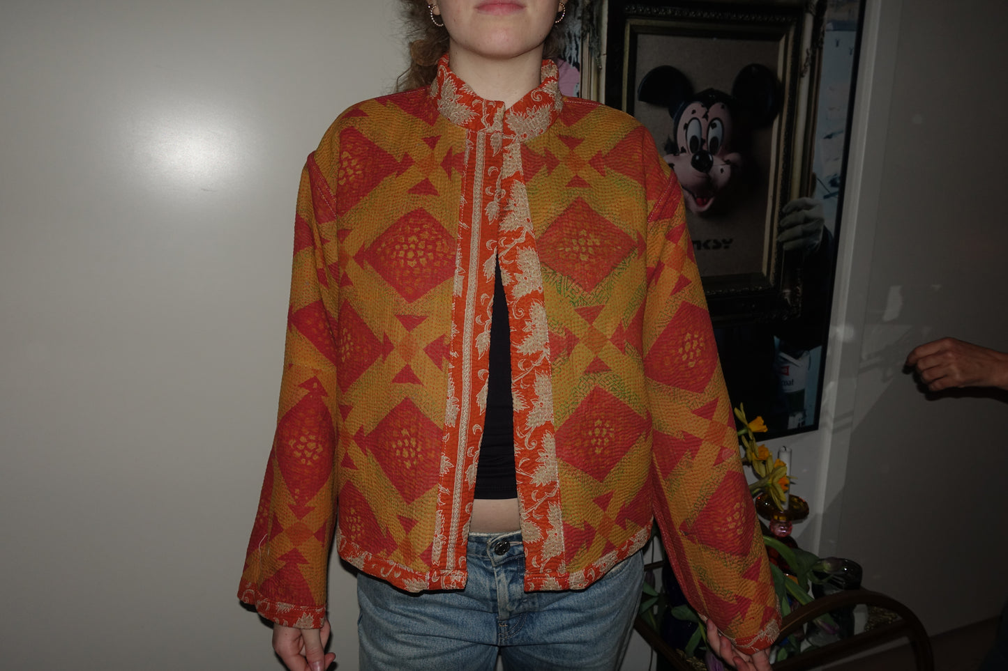 Kantha Quilted Reversible Jacket