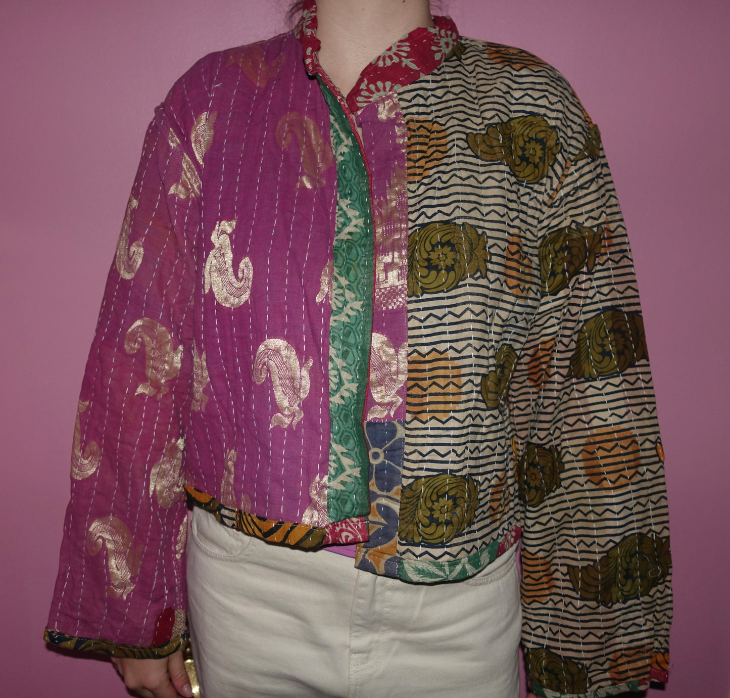 New Kantha Reversible Jacket