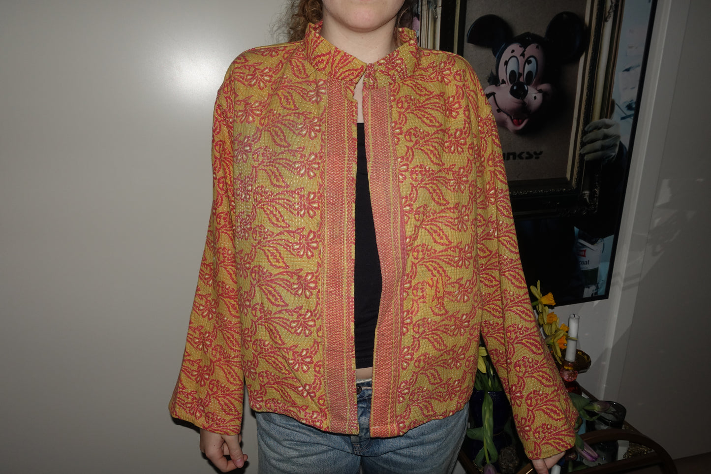 Kantha Quilted Reversible Jacket