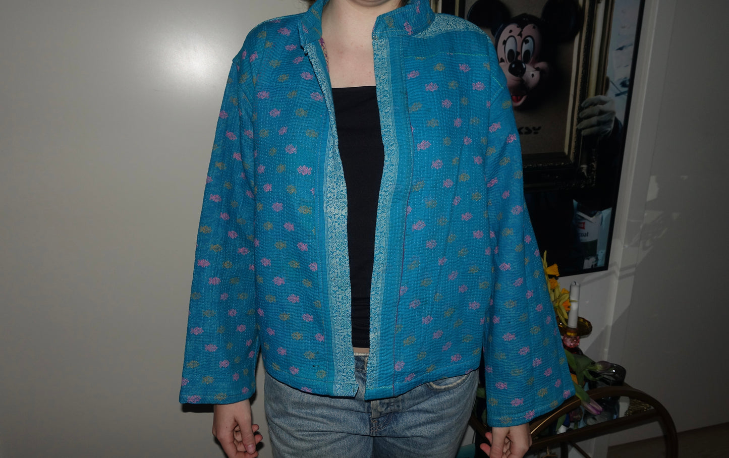 Kantha Quilted Reversible Jacket