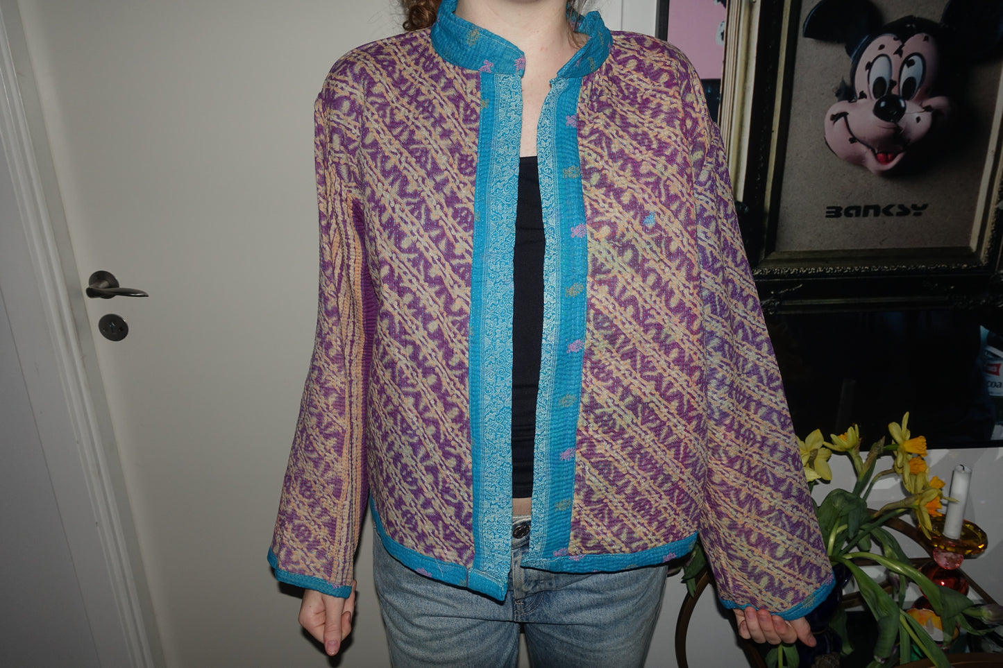 Kantha Quilted Reversible Jacket