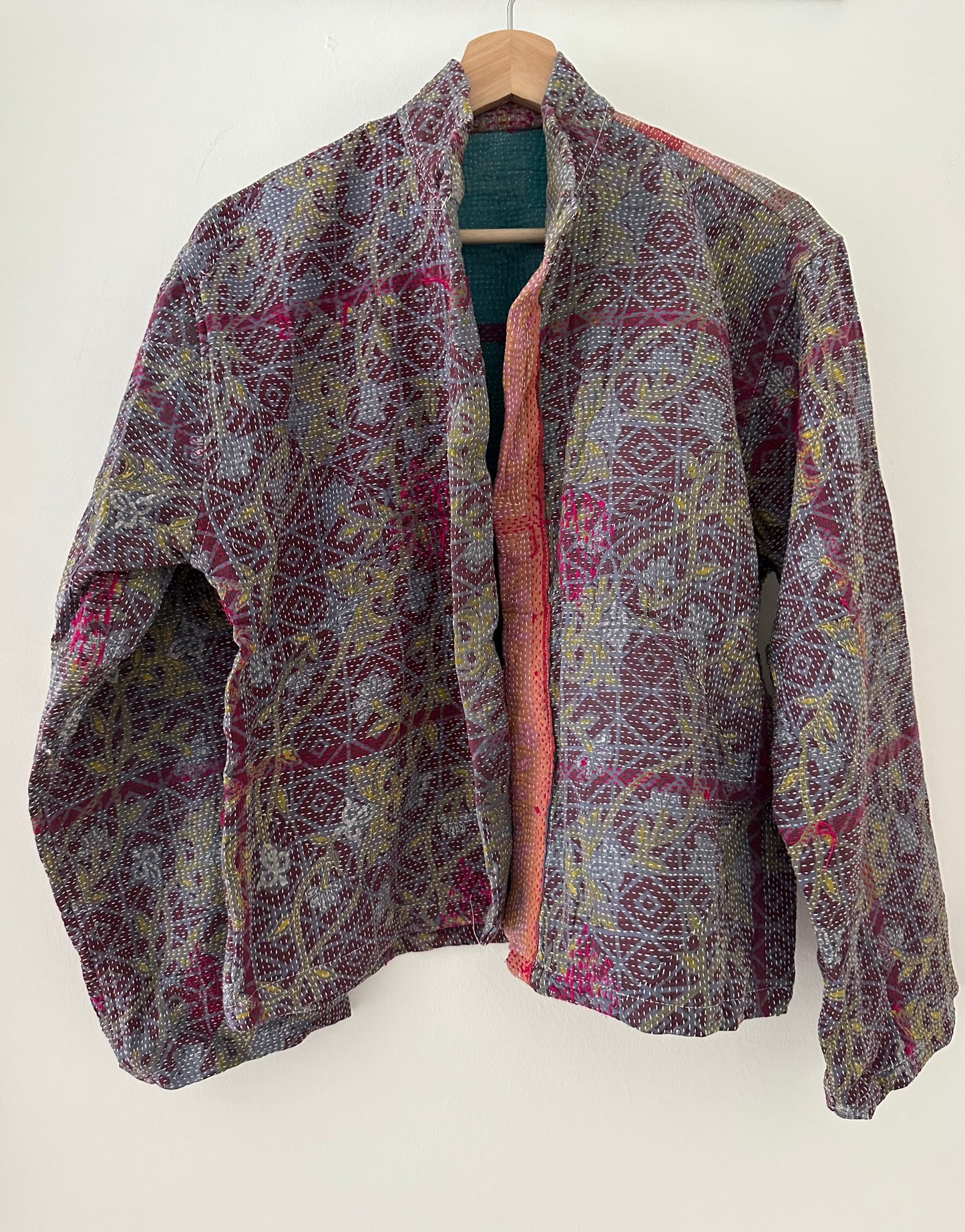 Kantha Quilted Reversible Jacket