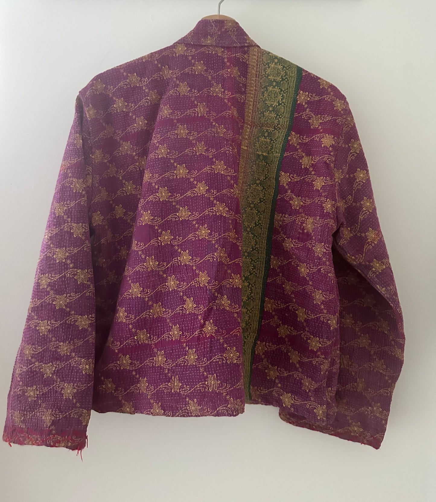 Kantha Quilted Reversible Jacket