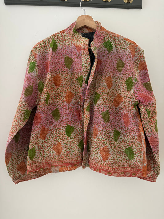 Kantha Quilted Reversible Jacket