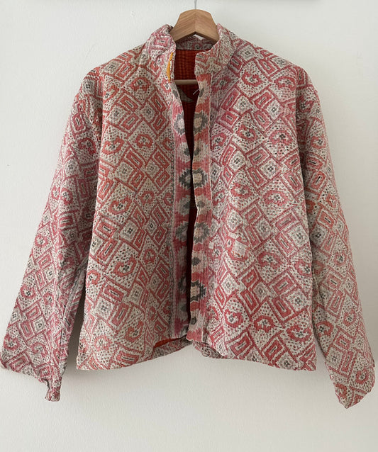 Kantha Quilted Reversible Jacket