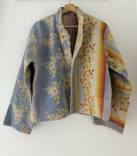 Kantha Quilted Reversible Jacket