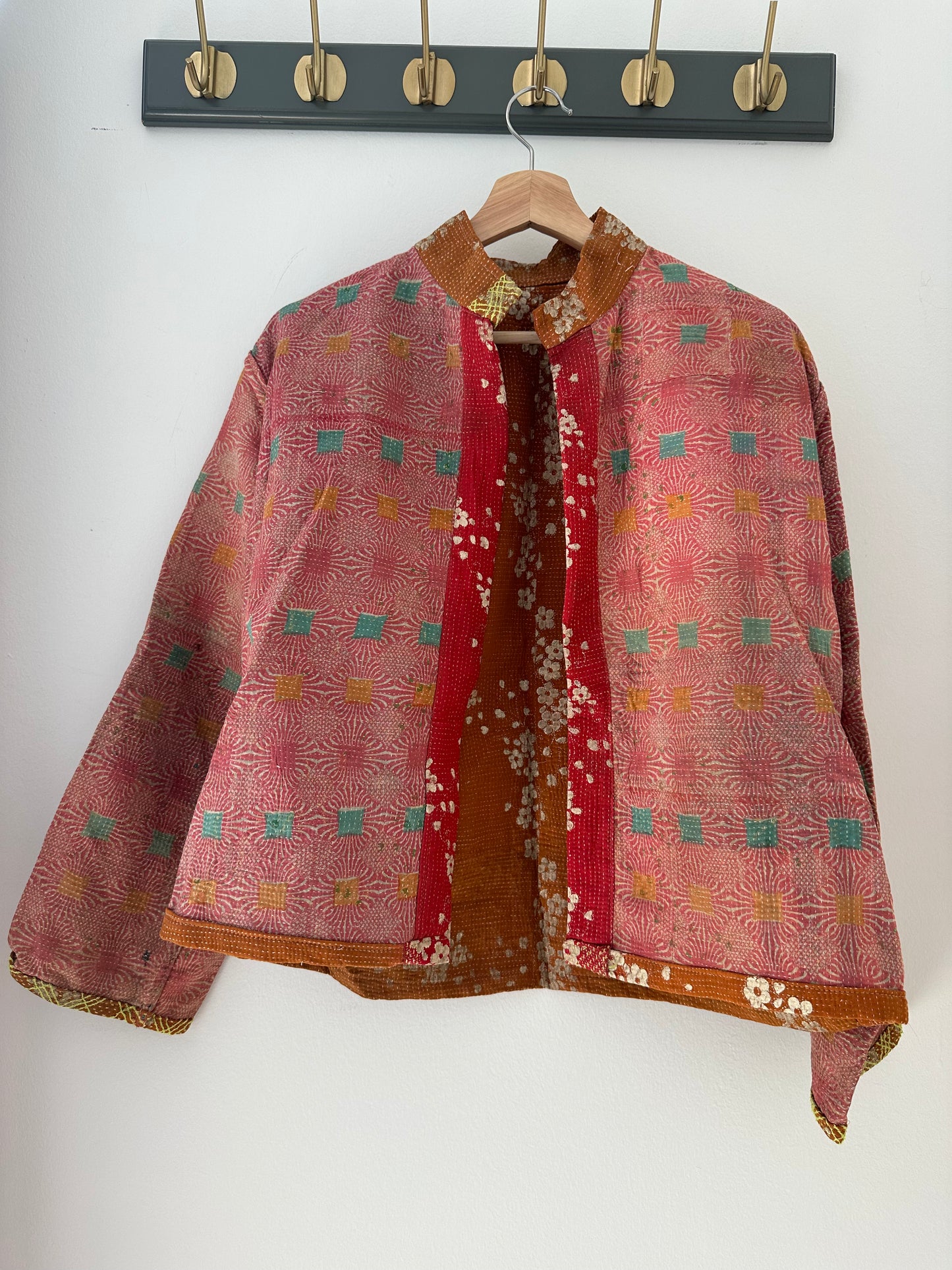 Kantha Quilted Reversible Jacket