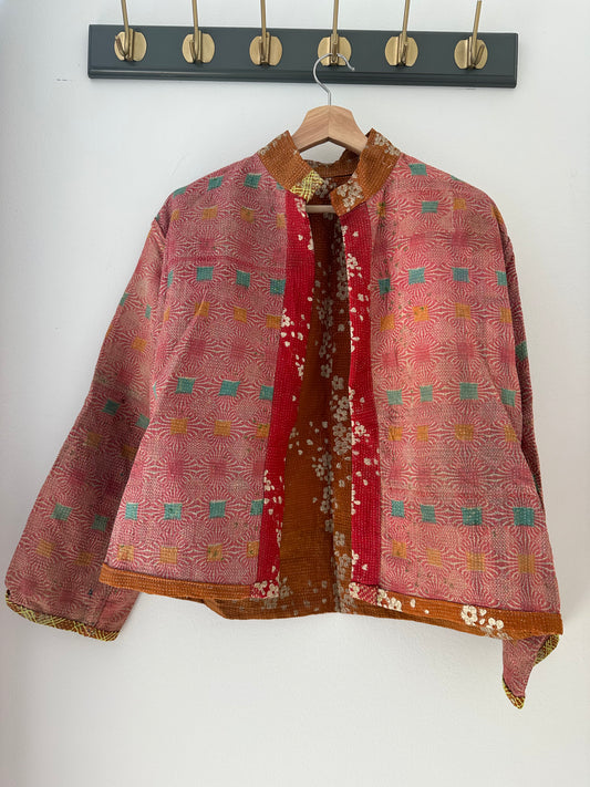 Kantha Quilted Reversible Jacket