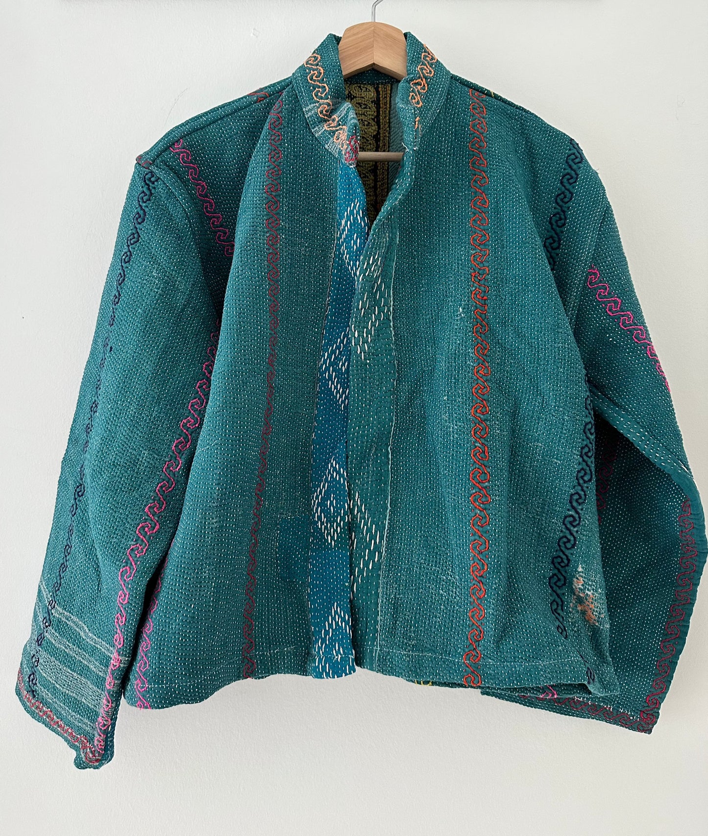 Kantha Quilted Reversible Jacket