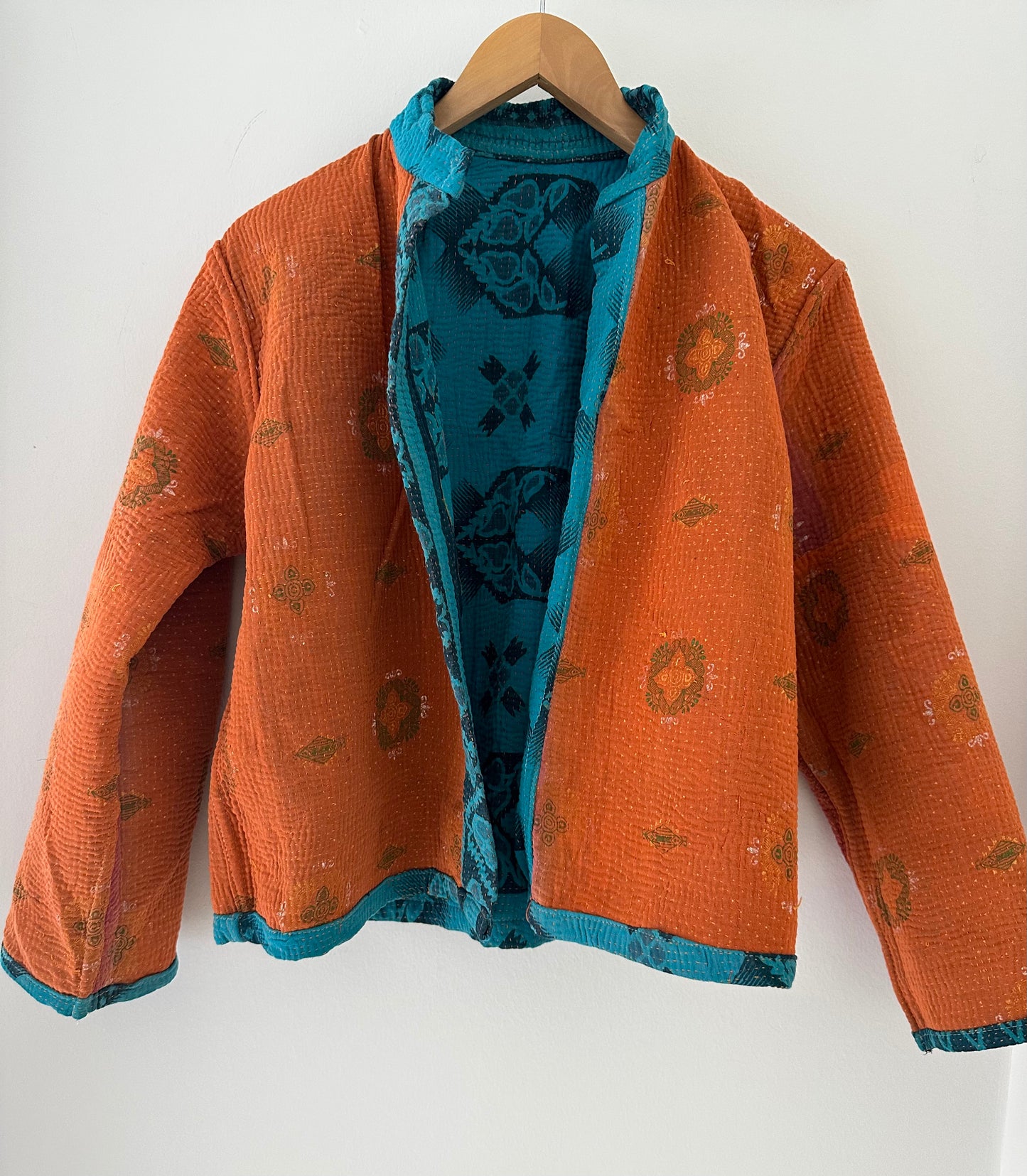 Kantha Quilted Reversible Jacket