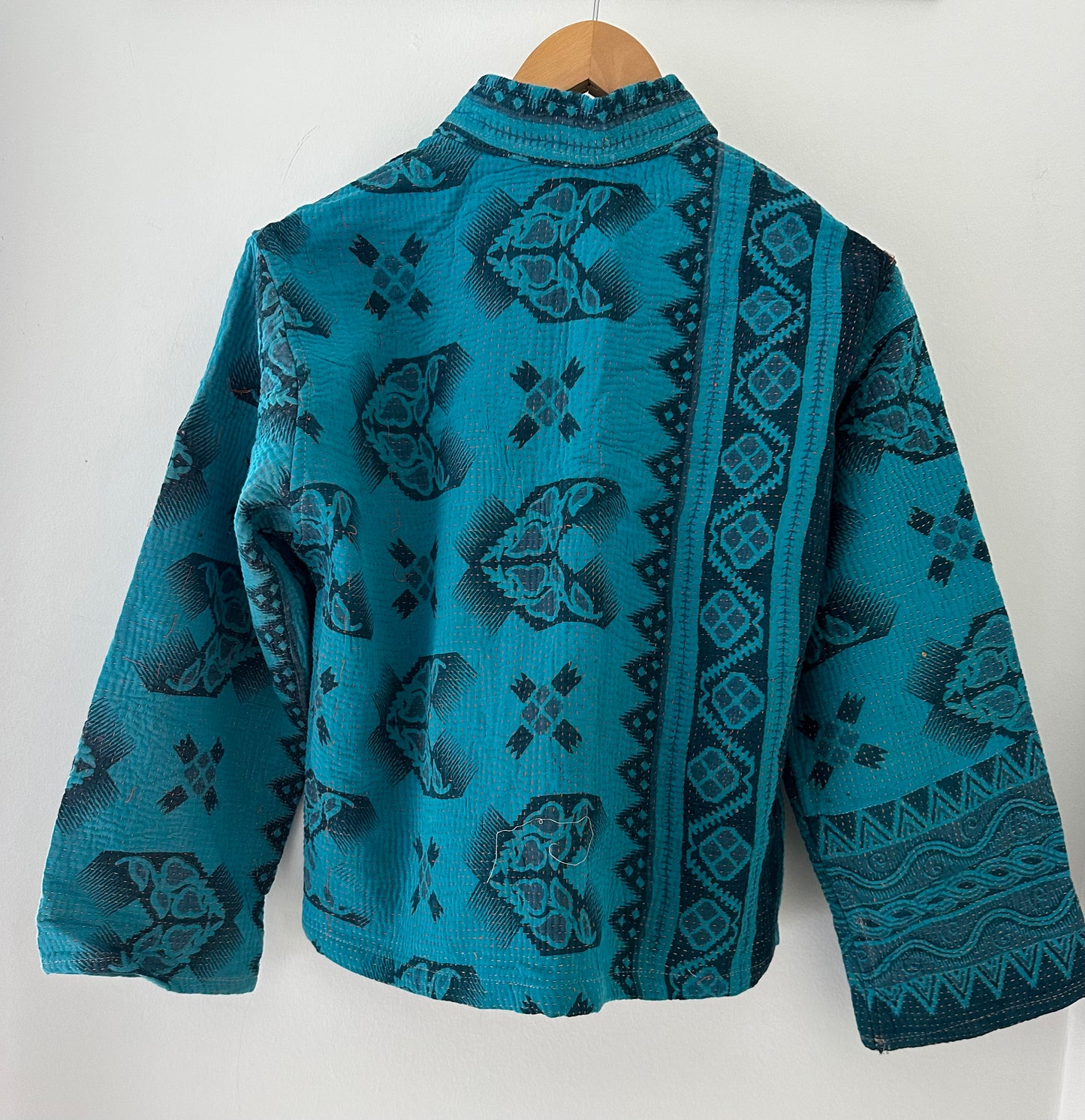 Kantha Quilted Reversible Jacket