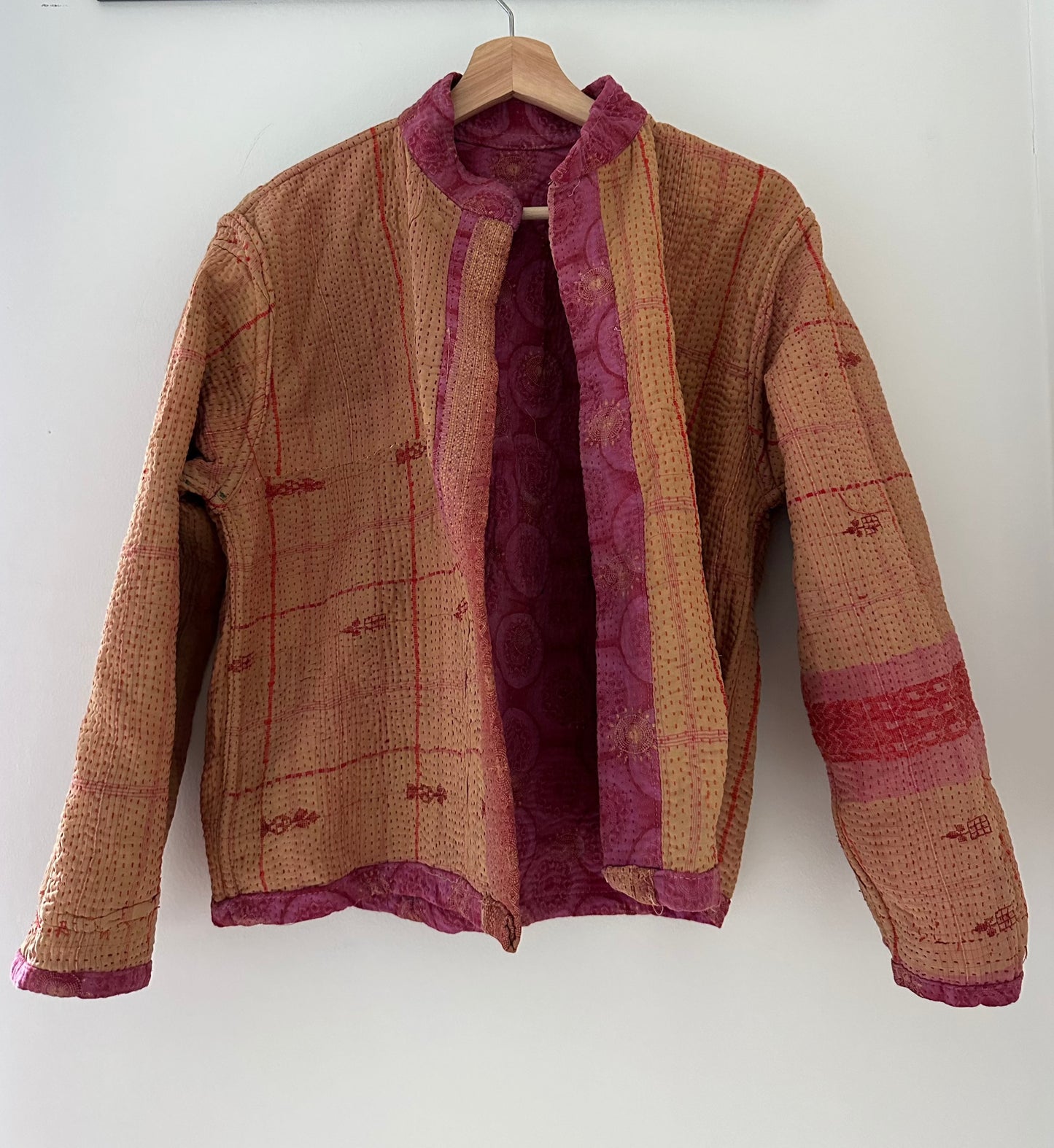 Kantha Quilted Reversible Jacket