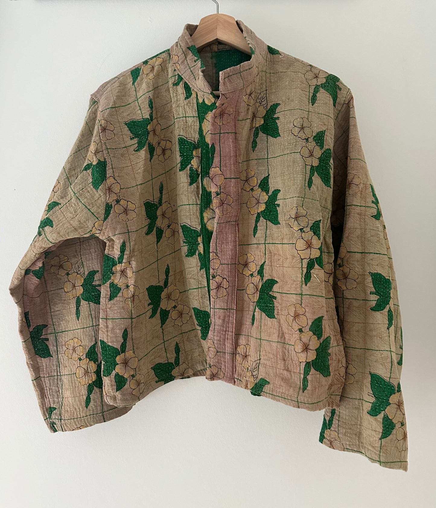 Kantha Quilted Reversible Jacket