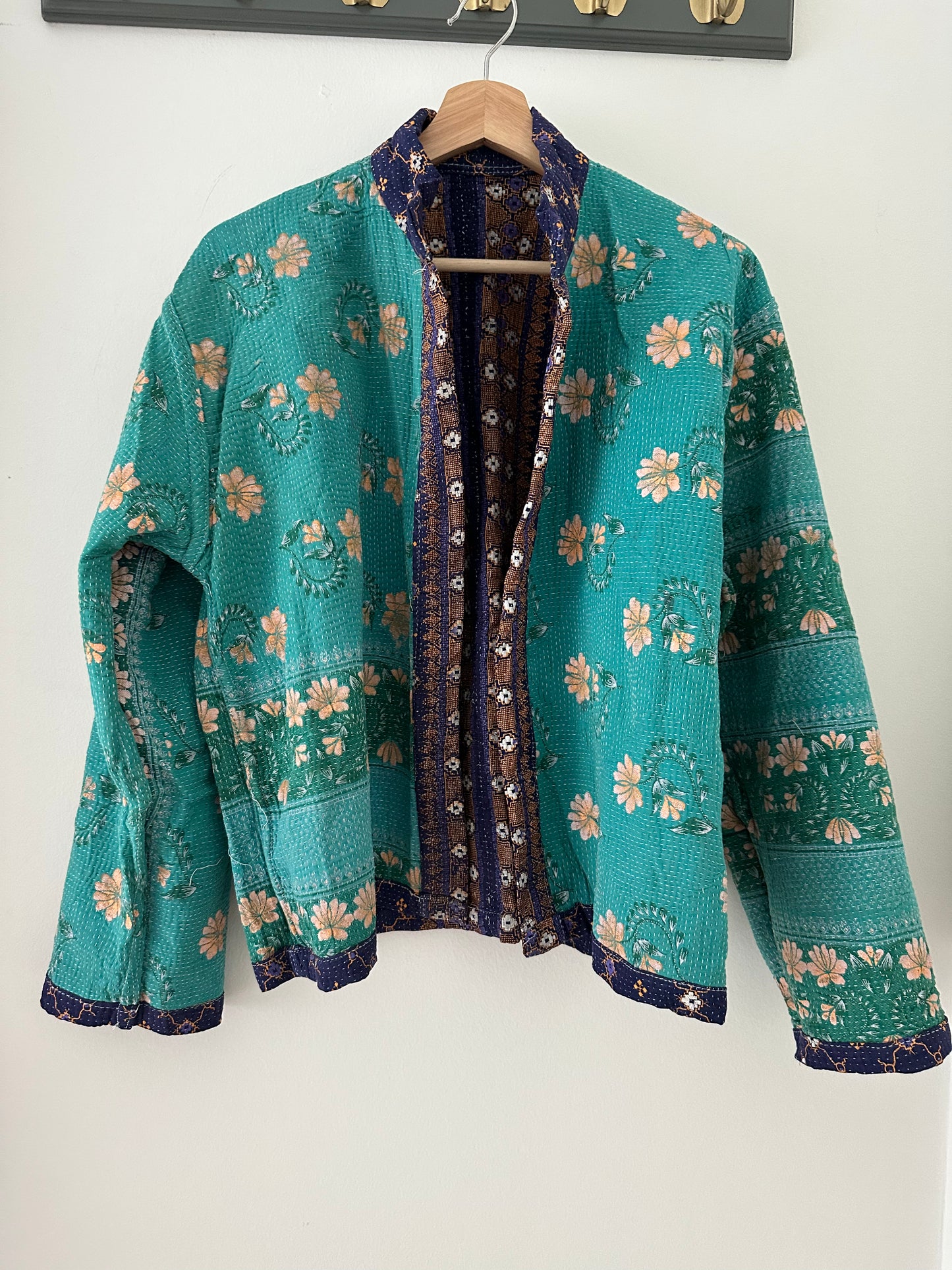 Kantha Quilted Reversible Jacket