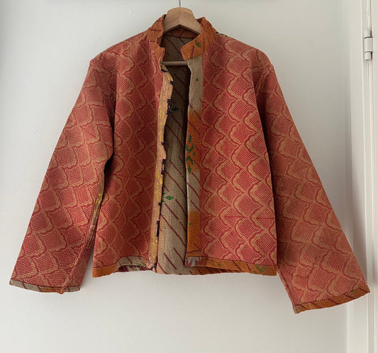 Kantha Quilted Reversible Jacket