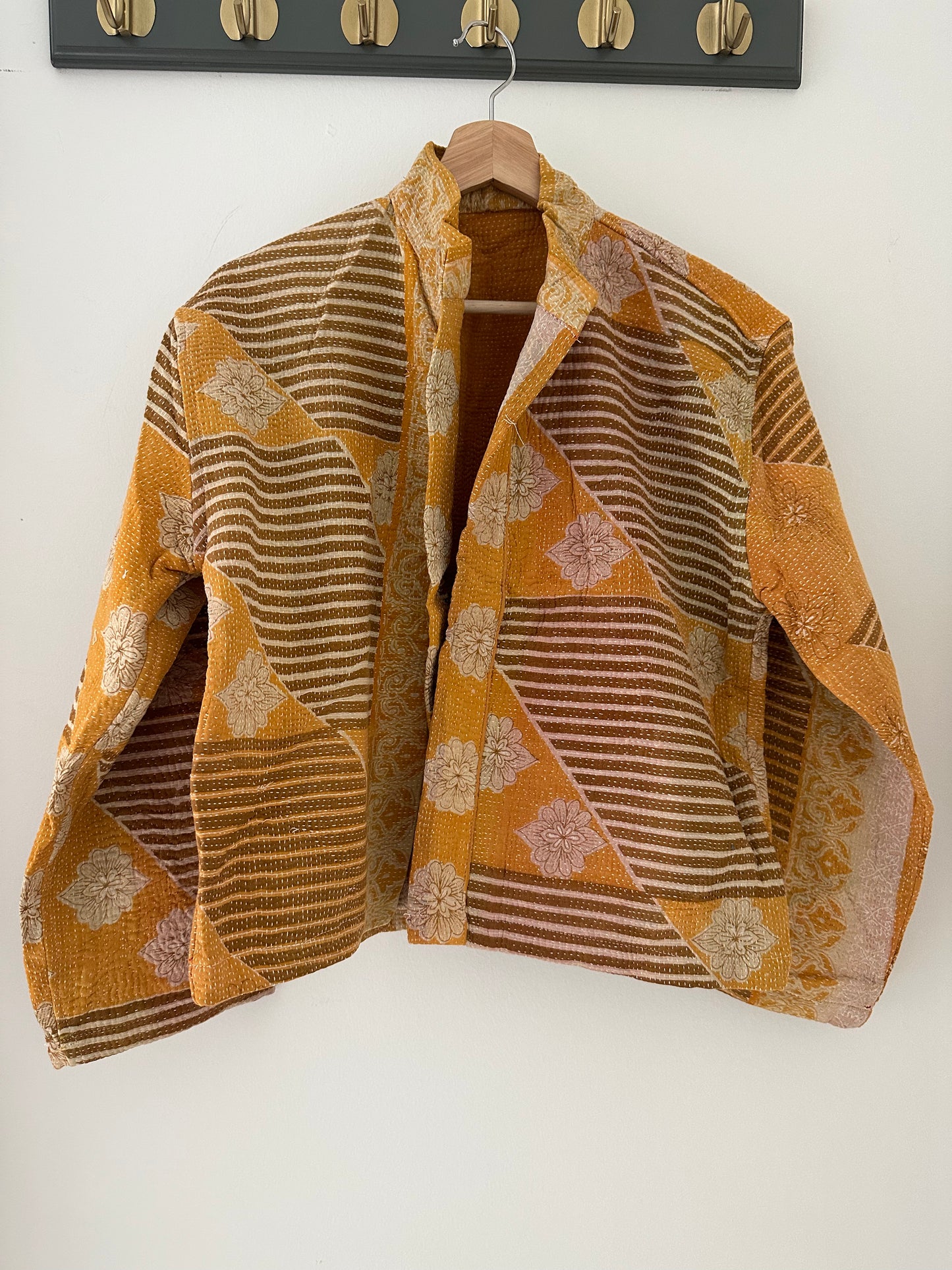 Kantha Quilted Reversible Jacket