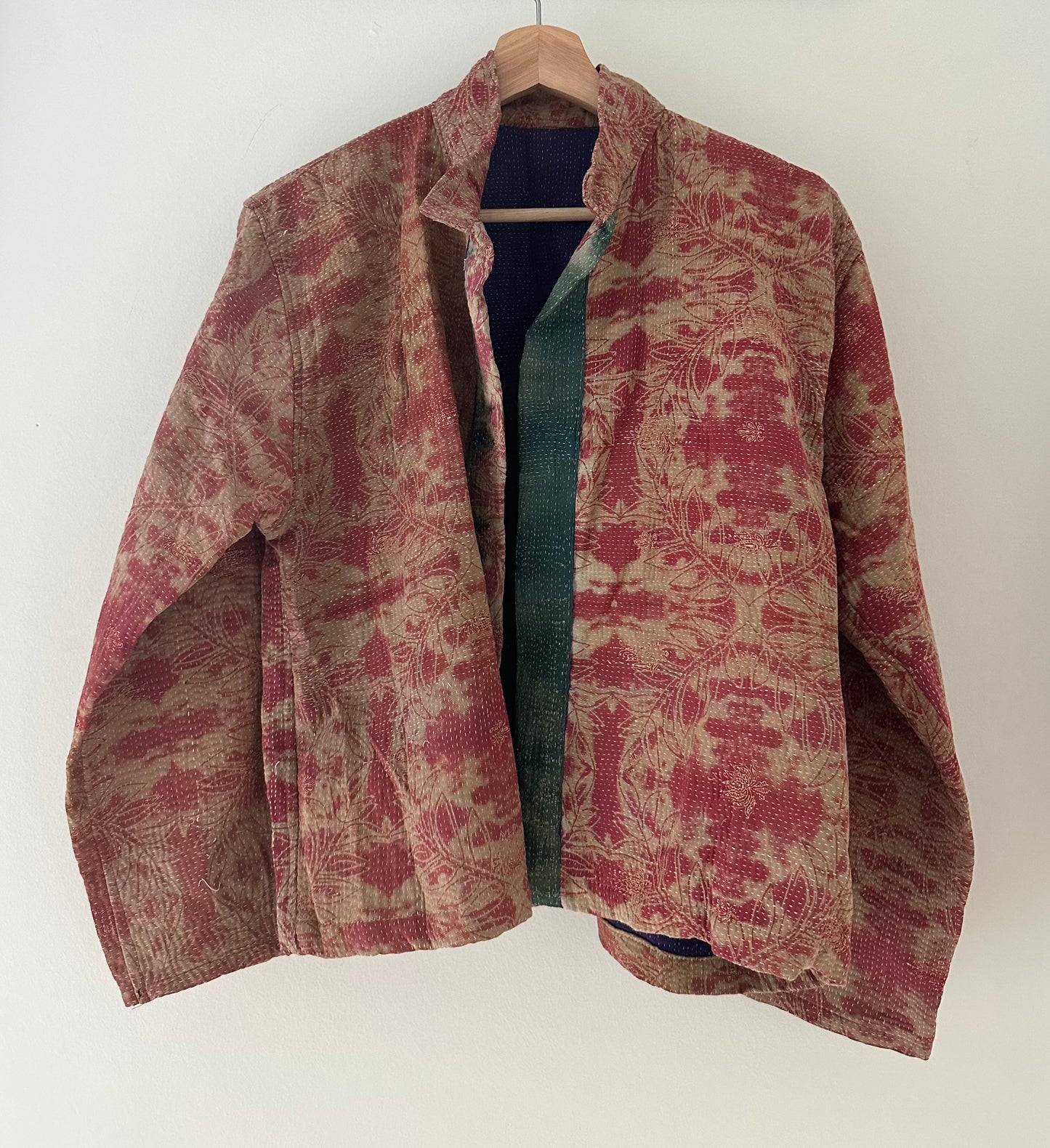 Kantha Quilted Reversible Jacket