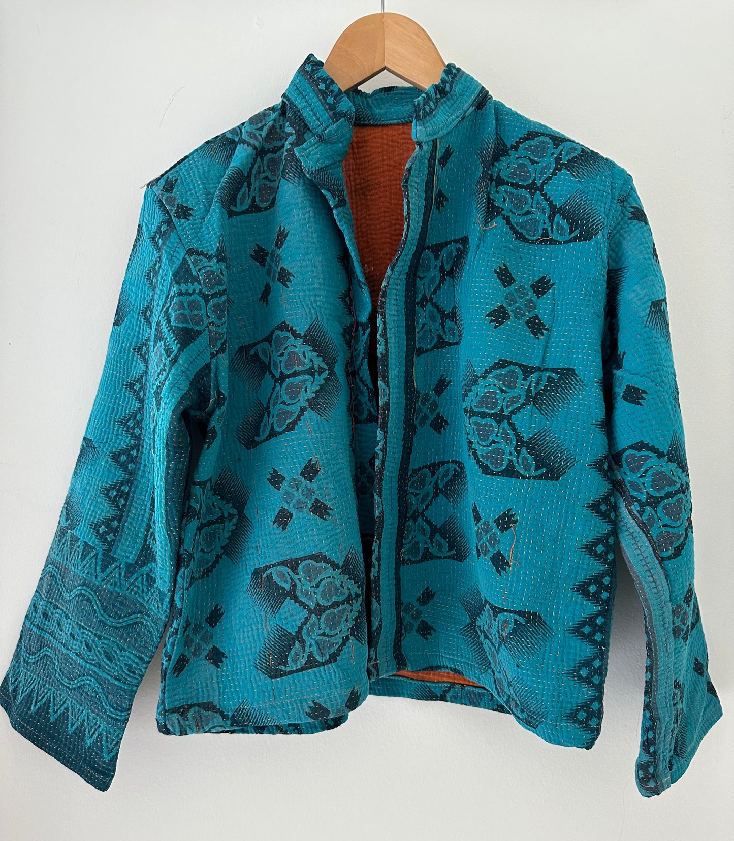 Kantha Quilted Reversible Jacket