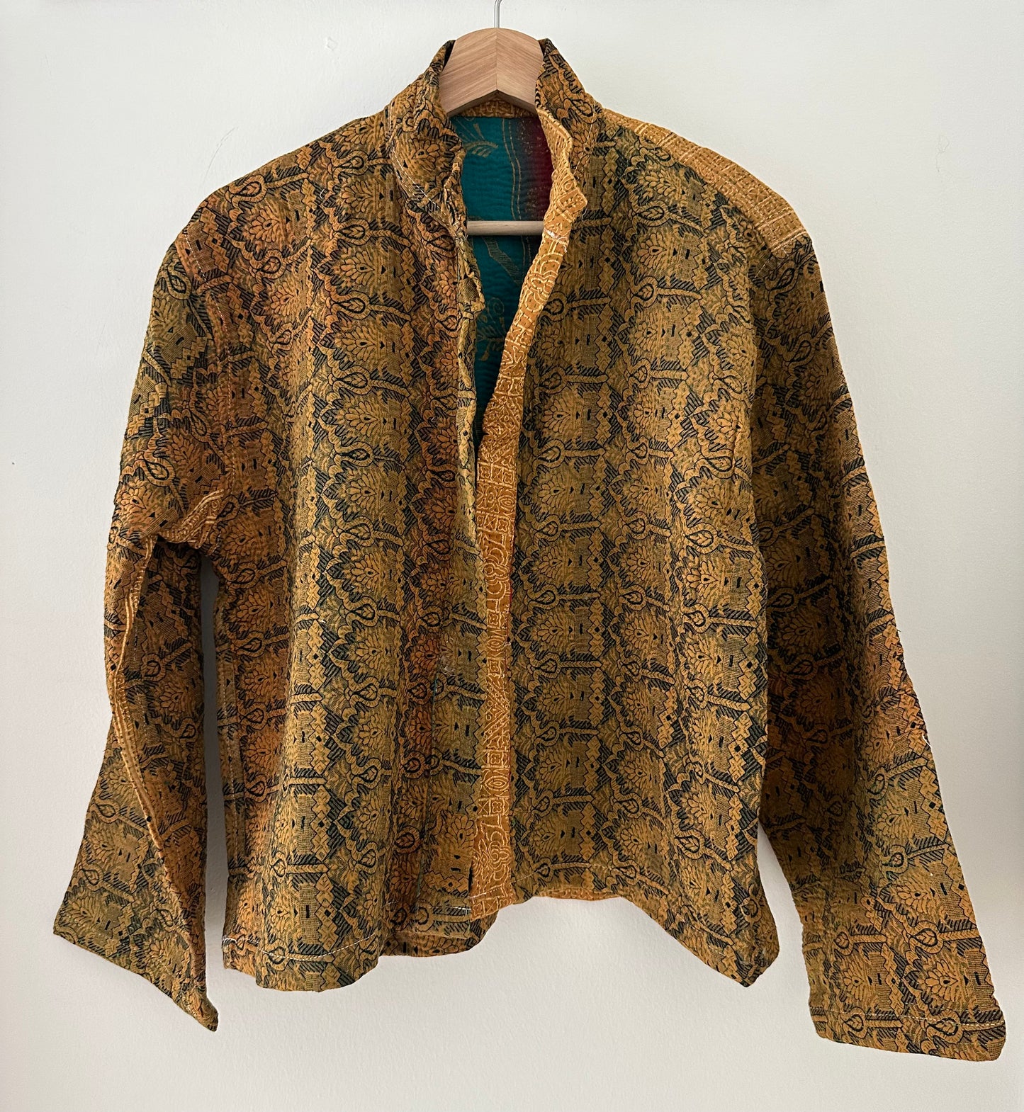 Kantha Quilted Reversible Jacket