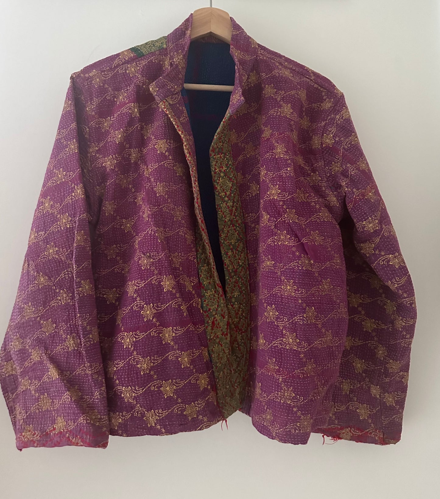 Kantha Quilted Reversible Jacket