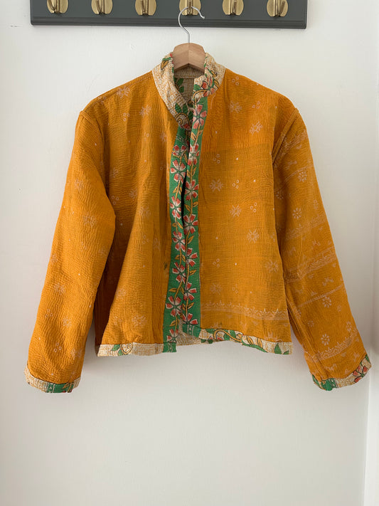 Kantha Quilted Reversible Jacket