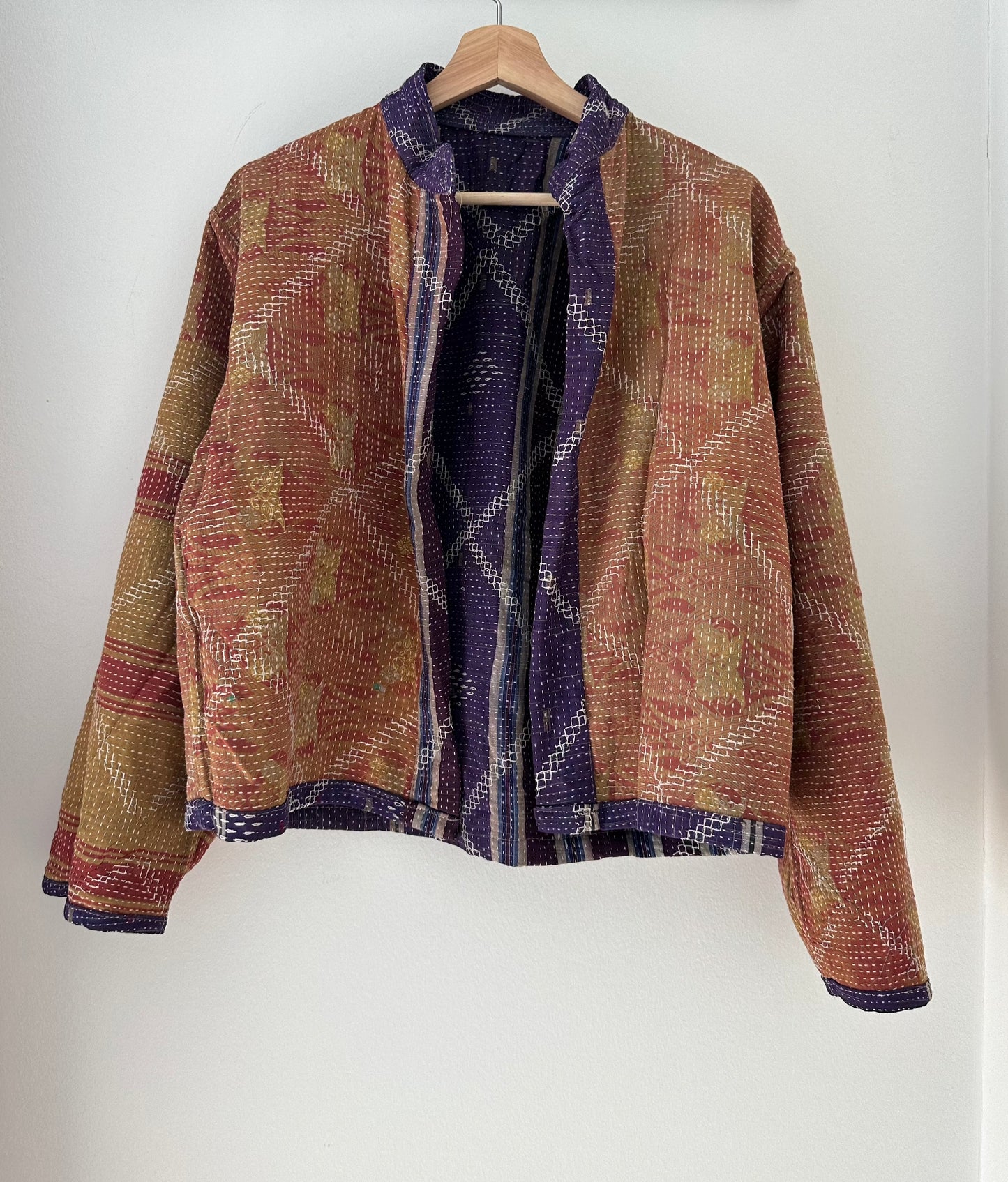 Kantha Quilted Reversible Jacket