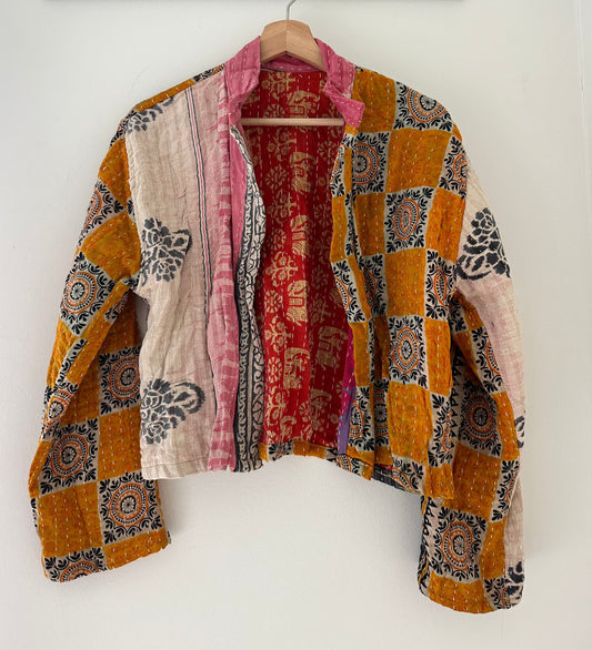 New Kantha Reversible Jacket