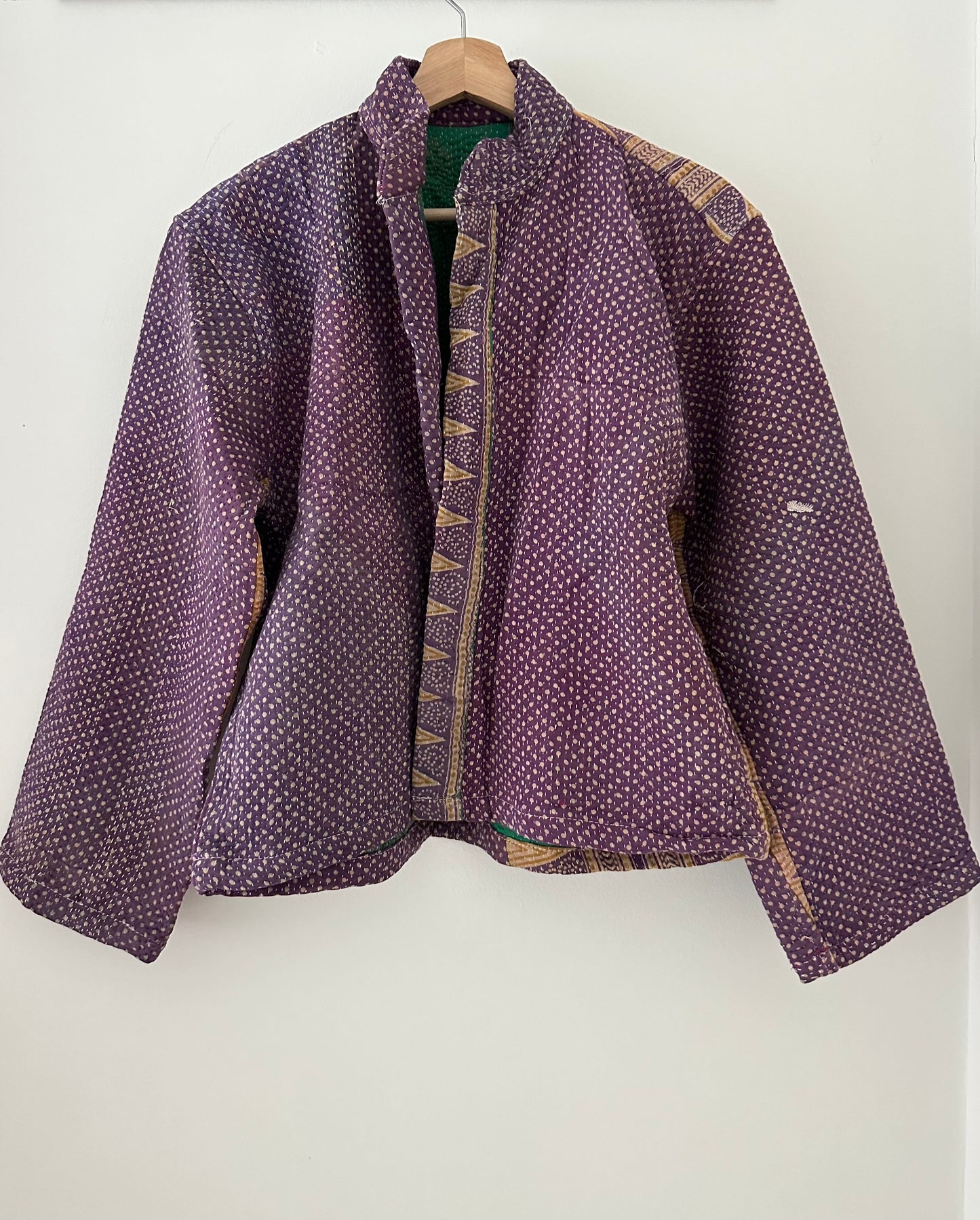 Kantha Quilted Reversible Jacket