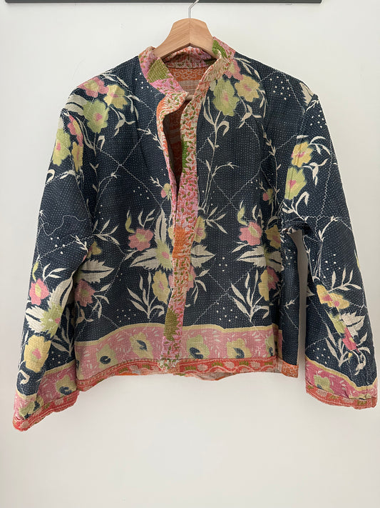 Kantha Quilted Reversible Jacket