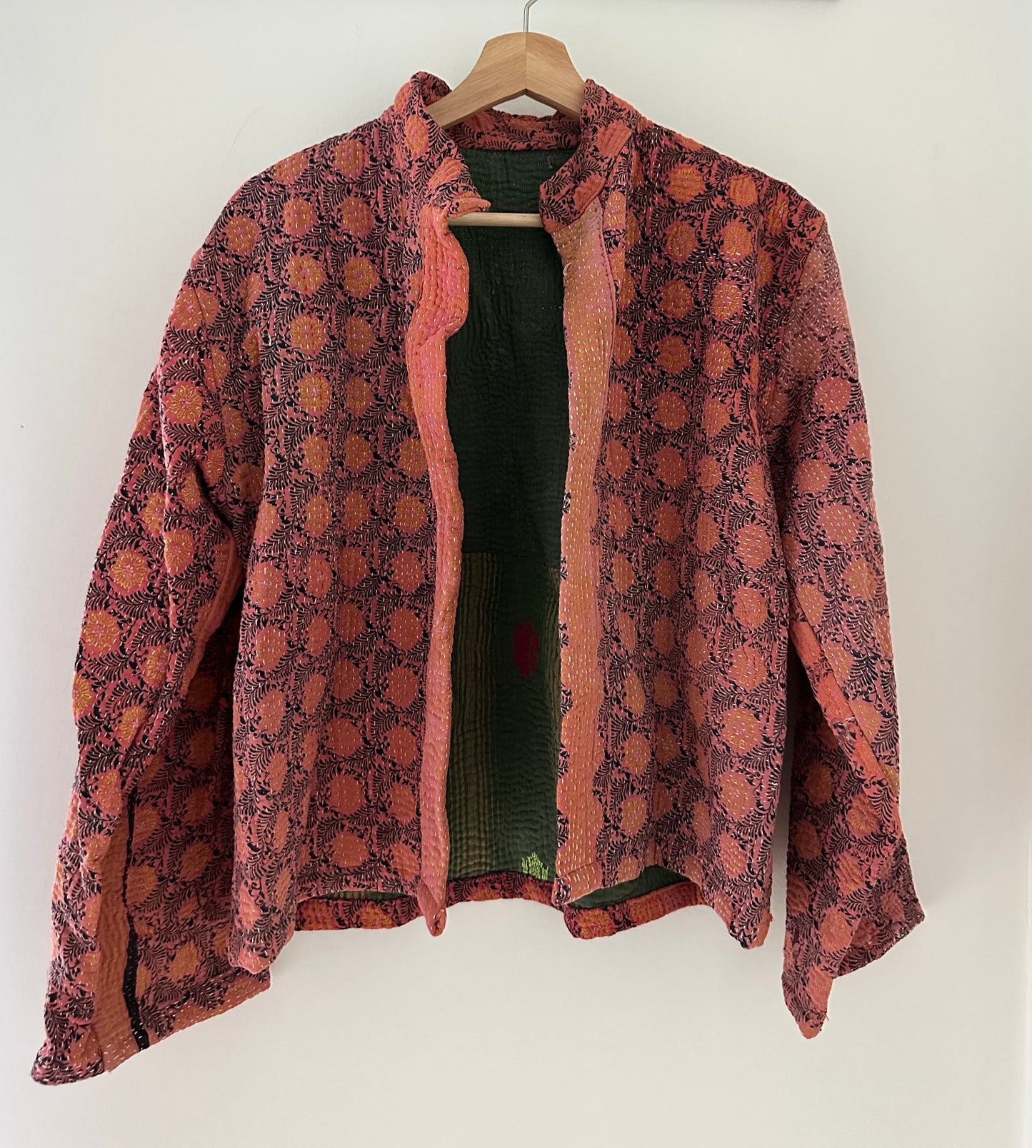 Kantha Quilted Reversible Jacket