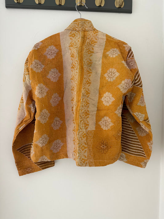 Kantha Quilted Reversible Jacket