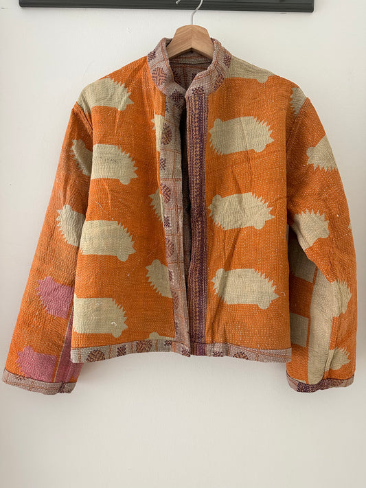 Kantha Quilted Reversible Jacket