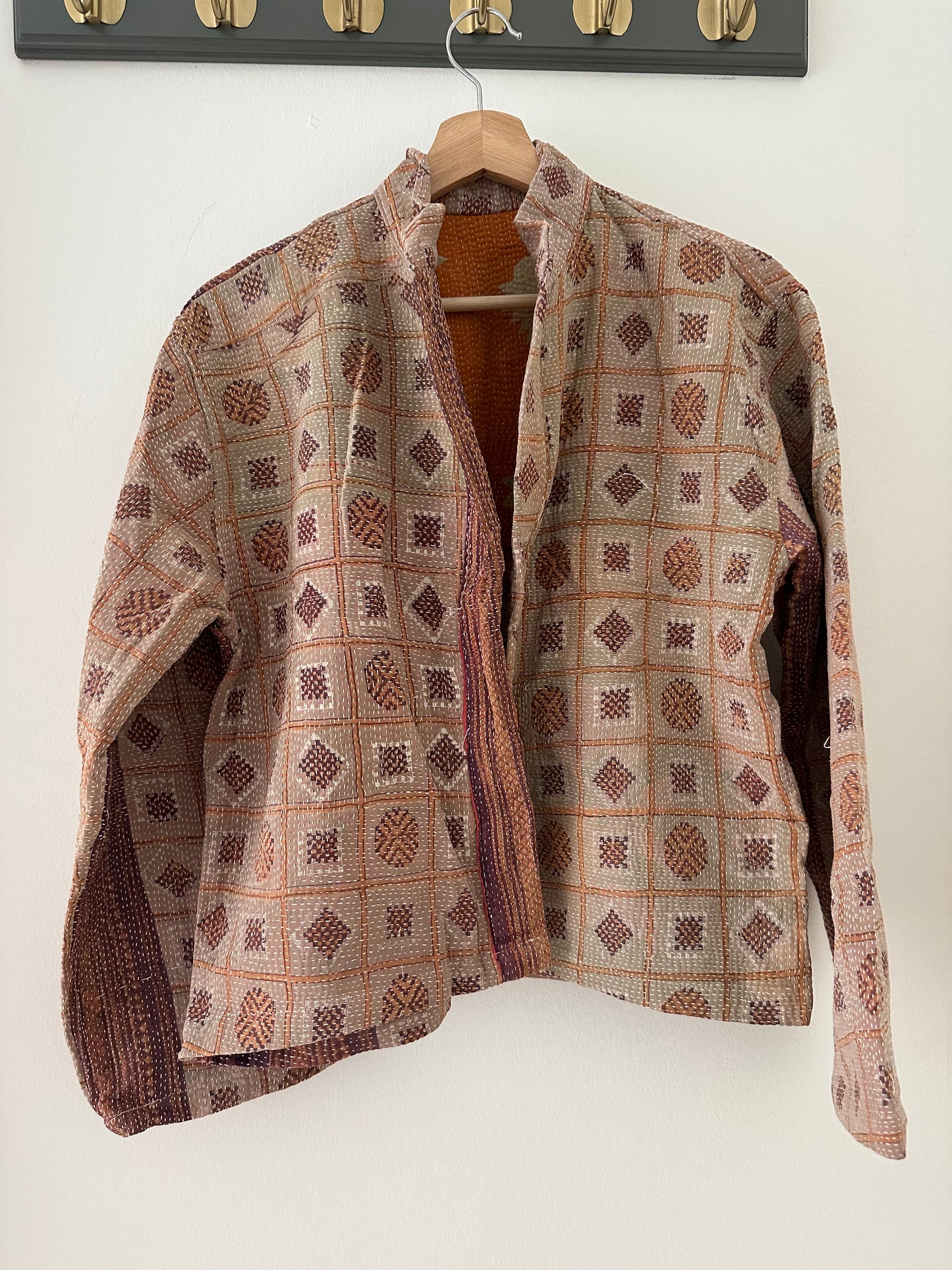 Kantha Quilted Reversible Jacket