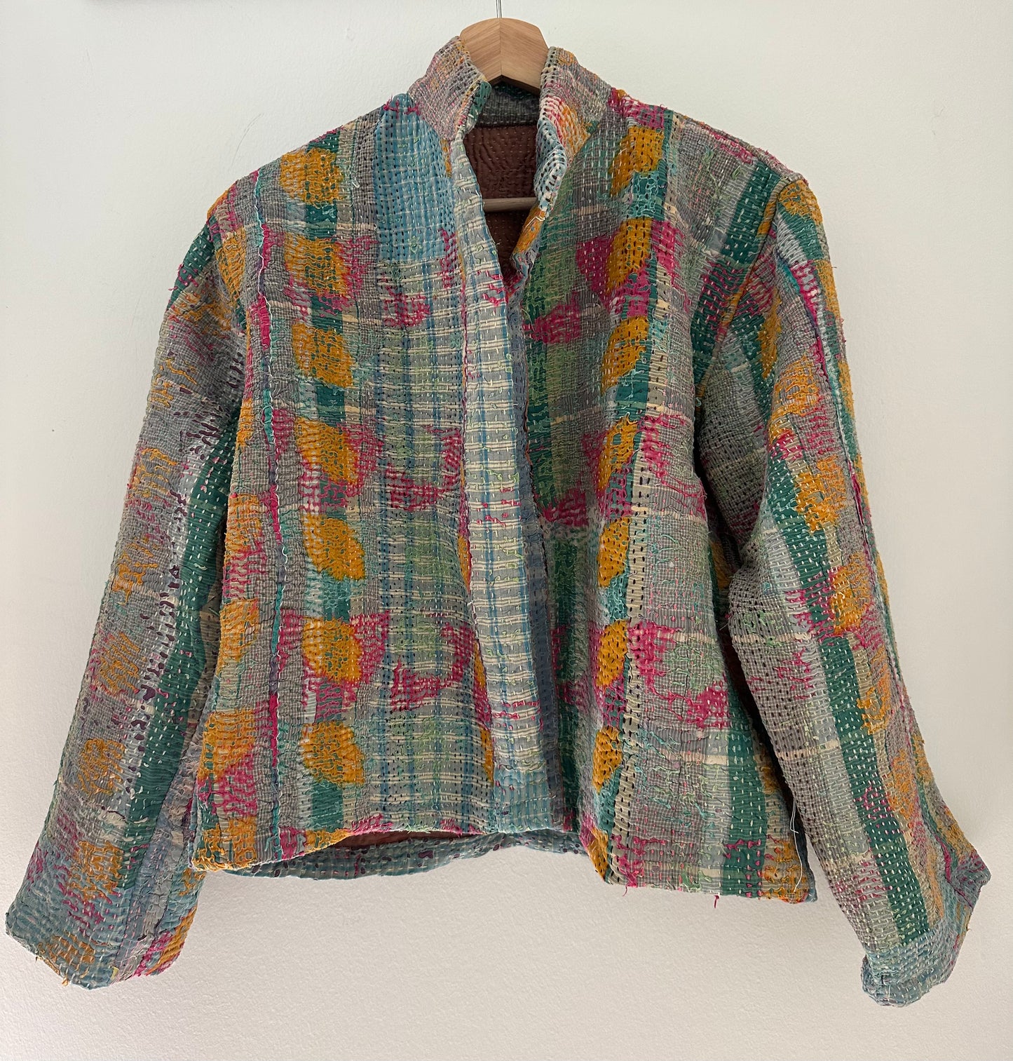 Kantha Quilted Reversible Jacket