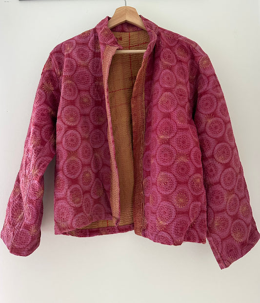 Kantha Quilted Reversible Jacket